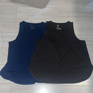 ID Ideology Sleeveless Workout Tank curve hem, set of 2, Created for Macy